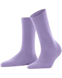 FALKE - Sensitive London W So Cotton With Soft Tops 1 Pair Socks - Lyst