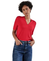 Street One - A322106 T-Shirt Mit V-Ausschnitt - Lyst