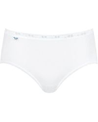 Sloggi - Basic+ Midi 2er Pack white 44 - Lyst