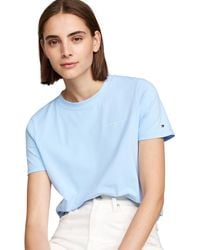 Tommy Hilfiger - T-Shirt Kurzarm Logo Crew Neck Regular Fit - Lyst