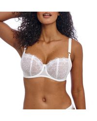 Freya - Fascinate Underwire Unlined Balconette Bra White - Lyst