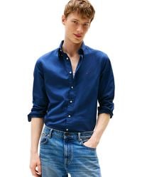 Tommy Hilfiger - Flex Poplin Solid Rf Shirt Mw0mw37550 L/s Shirt - Lyst