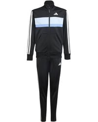 adidas - Kind Seasonal Essentials Tiberio 3 Stripes Tricot Tracksuit - Lyst