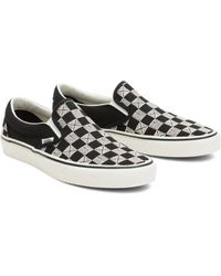 Vans - Classic Slip-ON Stitch Schuh 2024 Checkerboard Black - Lyst