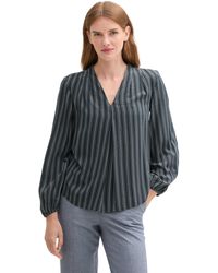 Tom Tailor - Bluse mit Muster aus Viskose - Lyst