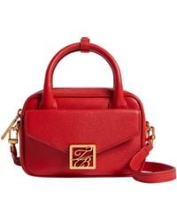 Ted Baker - Anibell Detail Mini Leather Crossbody Bag Brt - Red - Lyst