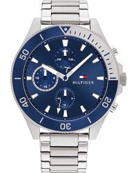 Tommy Hilfiger - Quartz Stainless Steel And Link Bracelet Watch - Lyst