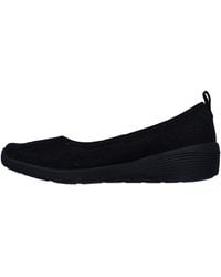Skechers - Arya Airy D S Casual Shoes Lightweight Slip On Black Uk 8 - Lyst