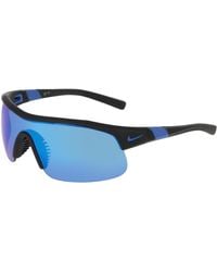 Nike - Lunettes de Soleil SHOW X1 N IU4881X 016 MATTE BLACK/BLUE MIRROR 58/18/136 UNISEX - Lyst