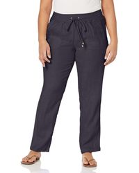 Tommy Hilfiger - Plus Casual Basic Lightweight Linen Pant - Lyst