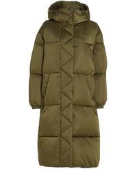 Tommy Hilfiger - Steppmantel mit Kapuze TJW LONG SATIN PUFFER - Lyst