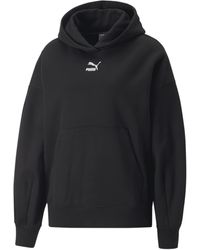 PUMA - Lifestyle - Textilien - Sweatshirts Classics Oversized Fleece Hoody - Lyst