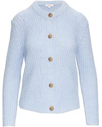 S.oliver - Weicher Strickcardigan aus Alpakamix hellblau 48 - Lyst