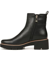 Naturalizer - S Darry Bootie Water Repellent Ankle Boot Black Leather 10 W - Lyst