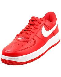Nike - Air Force 1 Low Retro Color Of The Month 'university Red' - Lyst
