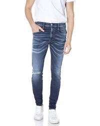 Replay - Jeans Anbass Slim-Fit Hyperflex Re-Used mit Stretch - Lyst