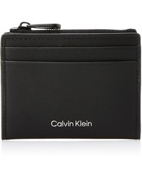 Calvin Klein - Must 10cc Kartenhalter mit Reißverschluss Geldbörsen - Lyst