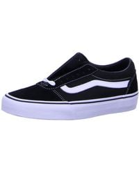 Vans - Ward, Sneaker Uomo, Suede Canvas Black White, 43 EU - Lyst