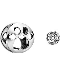PANDORA - Charm impronta digitale 798869C00 argento donna & Charm 791872 Infinity Sparkle - Lyst