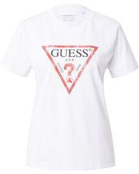 Guess - Essential Short Sleeve Classic Fit Logo Tee - Lyst