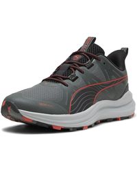 PUMA - Mens Reflect Lite Trail Running Sneakers Shoes - Grey, Grey, 11.5 - Lyst