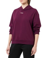 HUGO - Shuffle_Hoodie LOUNGEW Sweatshirt 50490594 - Lyst