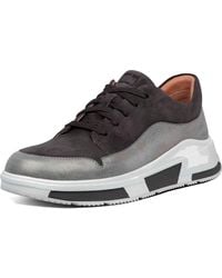 Fitflop - Freya Lace Up Low Top Sneaker Slip On Trainers - Lyst