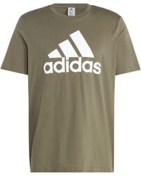 adidas - Essentials Single Jersey Big Logo Tee T-shirt - Lyst