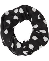 S.oliver - Loop-Schal aus Viskose mit Artwork schwarz ONESIZE - Lyst
