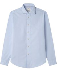 Springfield - New Light Oxford Shirt with Removable Whalebone IN Lapel Collar Camisa Ligera - Lyst