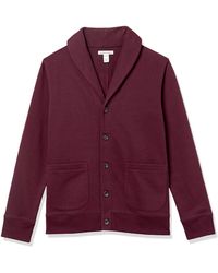 Amazon Essentials - Long-sleeve Fleece Shawl-collar Cardigan - Lyst
