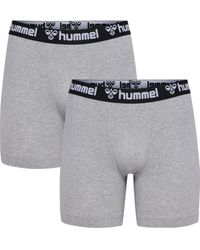 Hummel - Boxershorts hmlBOXERS 6er Pack Grau Melange 2XL - Lyst