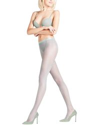 Falke Strumpfhosen Net - Transparente, Matt, 1 Stück, Grün (Lim Sorbet 7127), Größe: M - Mehrfarbig