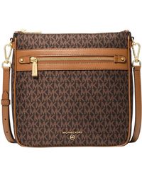 Michael Kors - Jet Set Charm Grote Noord/zuid Crossbody Bruin/acorn One Size - Lyst