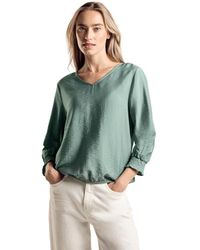 Street One - A344956 Bluse mit Smock-Detail - Lyst