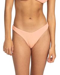 Roxy - Love Erjx404434 High Cut Bikini Bottom - Lyst