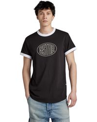 G-Star RAW - Lash Gr Ringer R T T-shirt - Lyst
