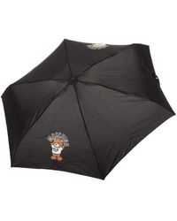 Moschino - Damen Regenschirm black - Lyst