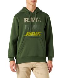 G-Star RAW - Triple Raw Sweater Hooded Sweatshirt - Lyst