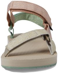 Teva - Original Universal Contrast-strap Recycled-polyester Sandals - Lyst