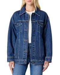 Amazon Essentials - Giacca Trucker In Denim Rigido - Lyst