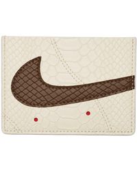 Nike - Icon Air Force 1 Card Wallet Portafogli Carte Credito Patente Schede Ivory Skin - Lyst