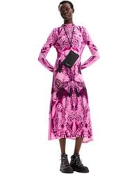 Desigual - Dress Red - Lyst