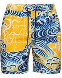 Superdry - Vintage Hawaiian Swimshort Swim Trunks, - Lyst