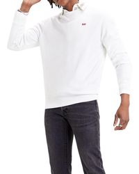 Levi's - Crew Sweatshirt White S - Lyst