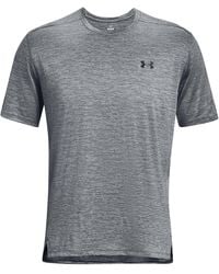 Under Armour - S Tech Vent Short Sleeve T-shirt Pitch Grey Xl - Lyst