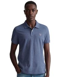 GANT - Reg Shield SS Pique Polo - Lyst