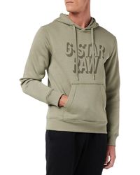 G-Star RAW - Retro Shadow gr HDD sw Hooded Sweatshirt - Lyst