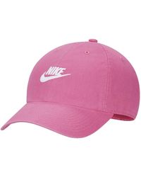 Nike - Cappello Futura Washed H86 Rosa - Lyst