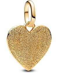 PANDORA - Me And Moments 14kt Verguld Sterling Zilver Hart Medaillon Hanger 2 X 14,4 X 14,3 Mm Geen Edelsteen 763824c00 - Lyst